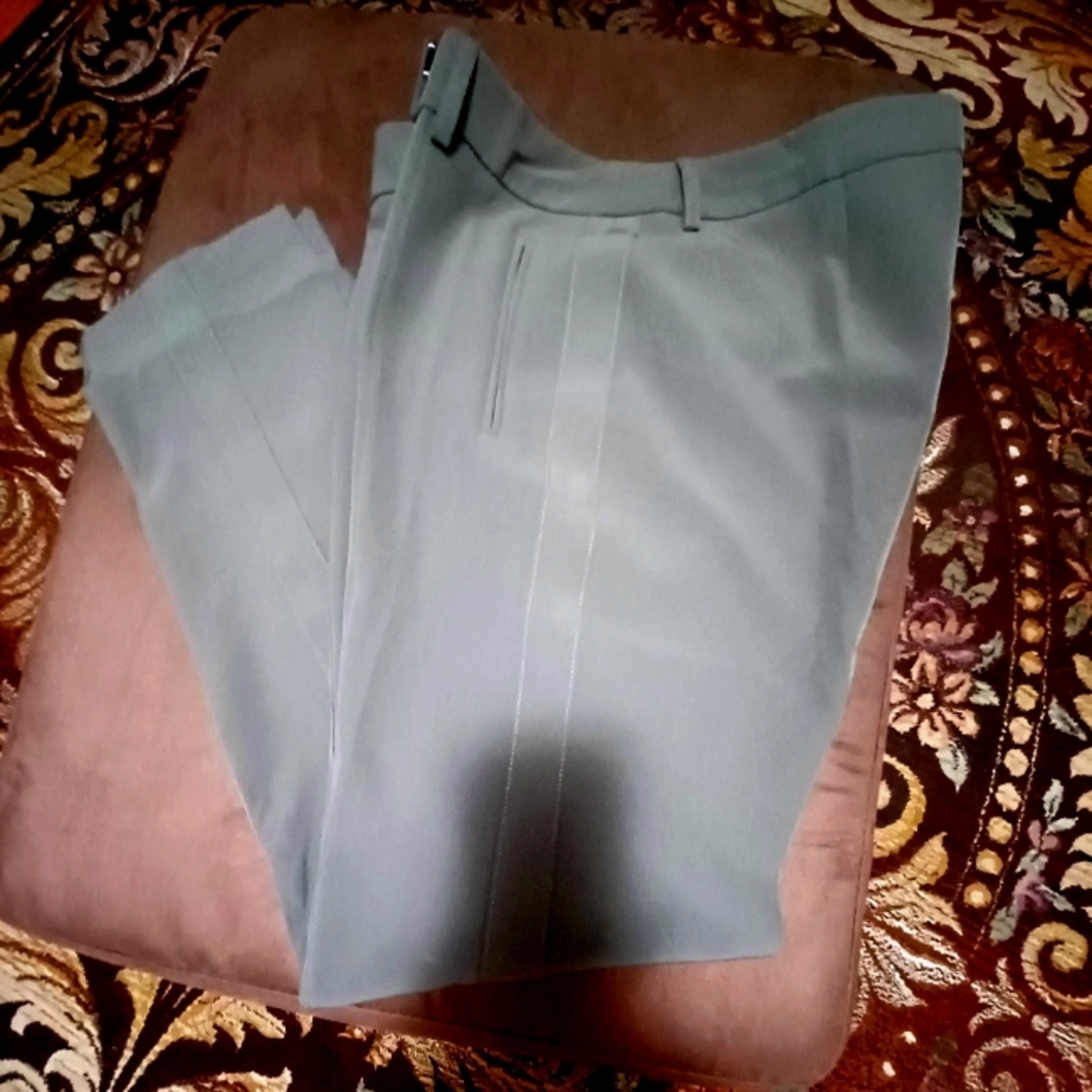 G BY GIULIANA OLIVE ANKLE DRESS PANTS-(NWOT) - Picture 2 of 4
